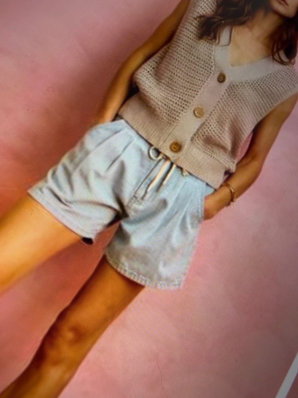 🩵Hello Summer! SO ME Mid Rise Denim Shorts w/Cotton Tape Drawstring - Light Wash